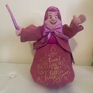 Cinderella Fairy Godmother Plush Disney Wisdom Series